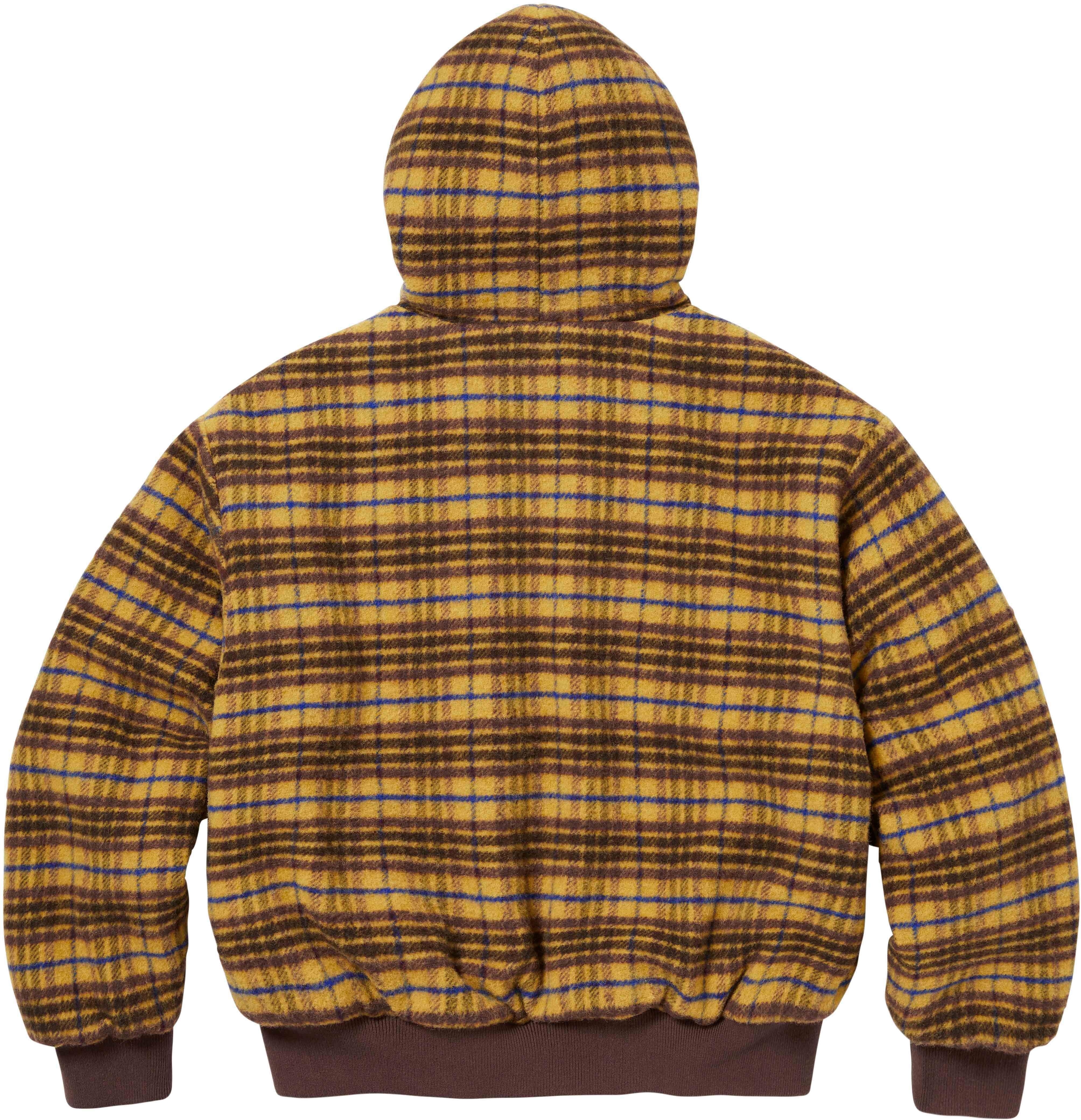 Plaid Wool Hooded Work Jacket view 20